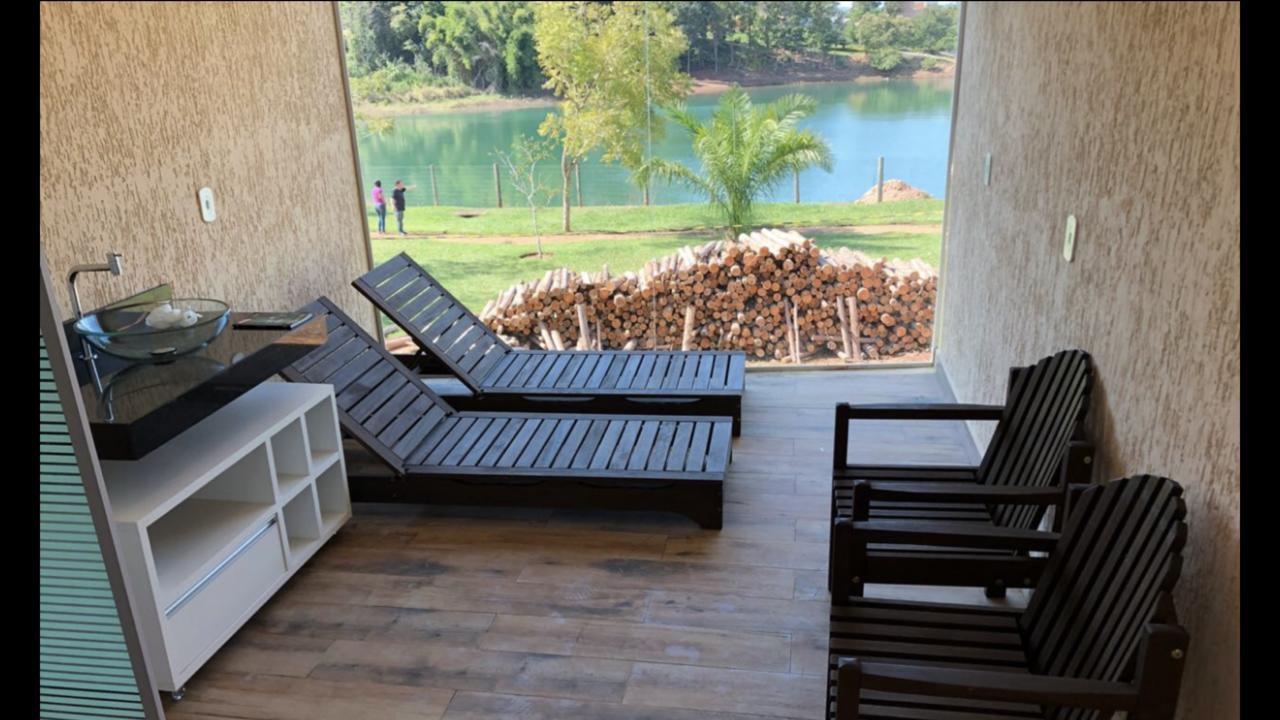 Pontal Do Lago Flat 카우다스노바스 외부 사진