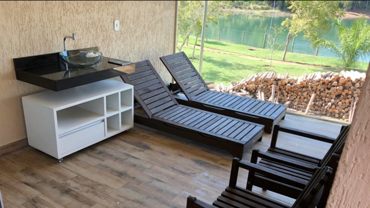 Pontal Do Lago Flat 카우다스노바스 외부 사진